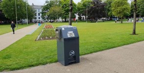 SolarStreetBin in Galway Ireland