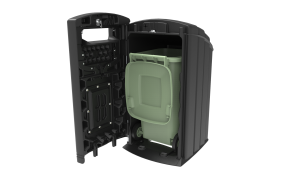 Ebank 240L Open inc. wheelie bin1