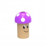 Mushroom Bin with smiley face.64