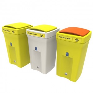 Envirobin 100 Clinical Waste Bins Lift Lids English - SQ