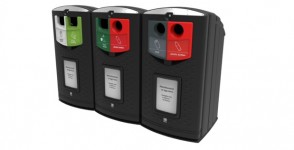 Recycling bin Envirobank Split 310