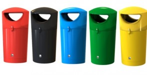 Recycling bin Metro Hooded