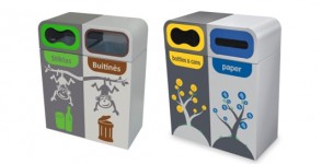 Recycling bin Brussels